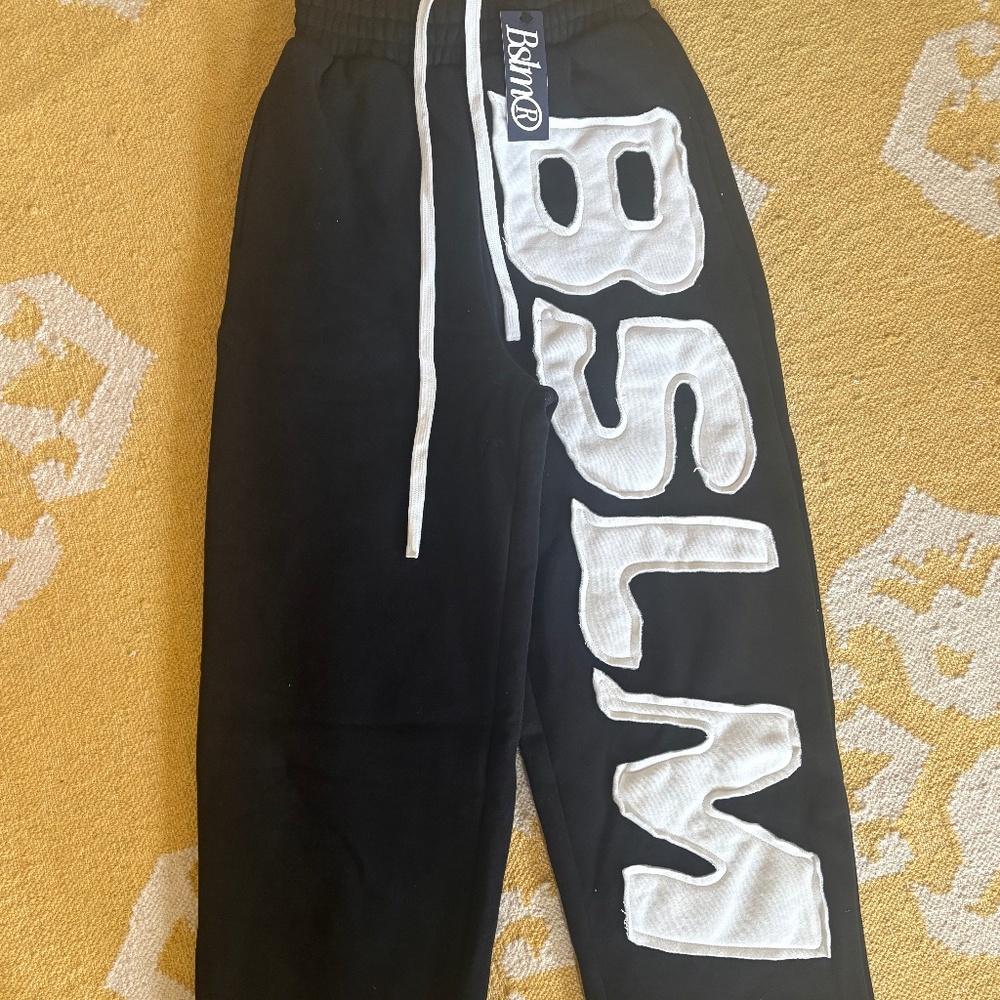 BSLM Patched Sweatpants Black XS